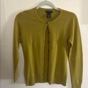 Women's Mustard Cardigan Sweater